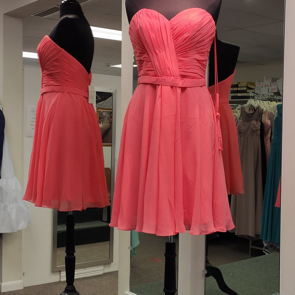 Allure Salmon 1414 Bridesmaid Dress